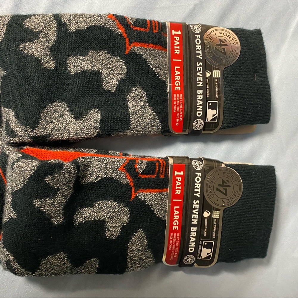 Detroit Tigers size large 47 brand socks